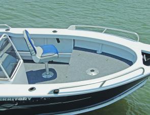Fishing will be a pleasure in this beaut boat. 